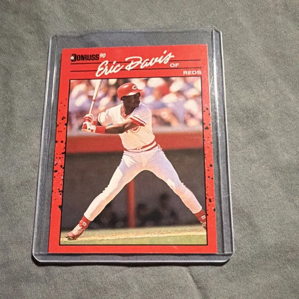 Donruss 1990 Eric Davis #233 Cincinnati Reds Baseball Card MLB